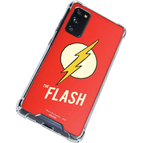 DC Comics The Flash Classic Emblem Galaxy S20 FE Clear Case